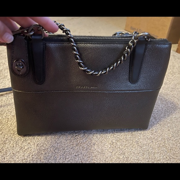 Coach Bags Coach Mini Gunmetal Turnlock Borough Poshmark
